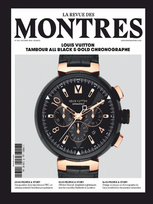Détails du titre pour La revue des Montres par Les Editions Jalou - Disponible